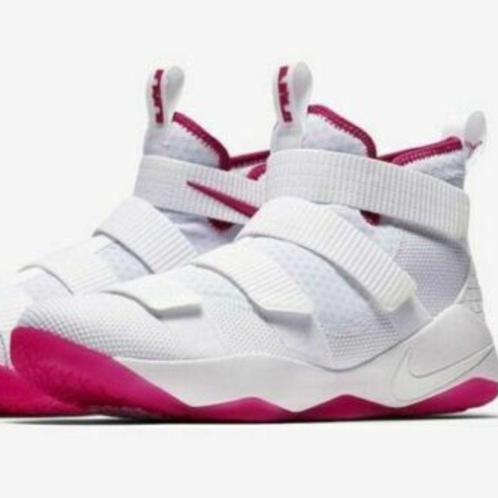 Nike Lebron Soldier XI (PS) Kay Yow Pink Sz 3Y